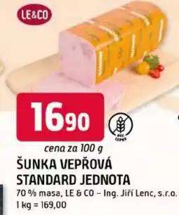 Trefa Le & Co šunka vepřová standard jednota nabídka