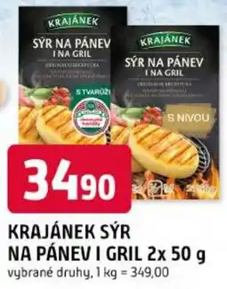 Trefa Krajánek sýr na pánev i gril nabídka
