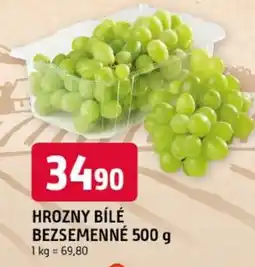 Trefa Hrozny bílé bezsemenné nabídka