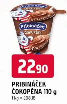 Trefa Pribináček čokopěna nabídka