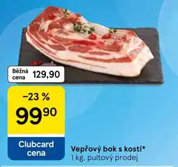 Tesco Vepřový bok s kostí nabídka