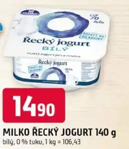 Trefa Milko řecký jogurt nabídka
