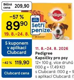 Tesco Pedigree kapsičky pro psy nabídka