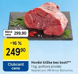 Tesco Hovězí kližka bez kosti nabídka