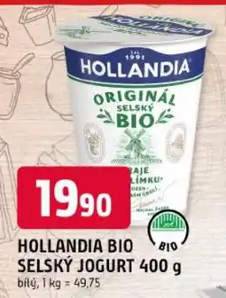 Trefa Hollandia bio selský jogurt nabídka