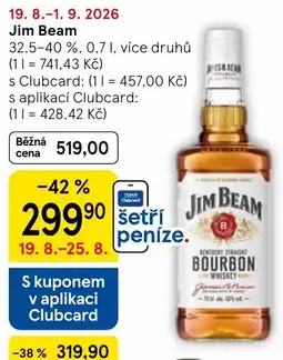 Tesco Jim Beam nabídka
