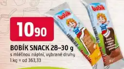 Trefa Bobík snack nabídka