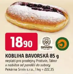 Trefa Pekárna Srnín kobliha bavorská nabídka