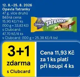 Tesco Opavia Tatranky nabídka
