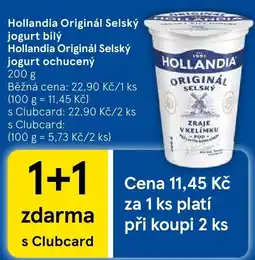 Tesco Hollandia jogurt bílý ochucený nabídka