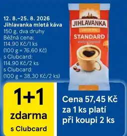 Tesco Jihlavanka mletá káva nabídka