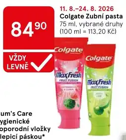 Tesco Colgate Zubní pasta nabídka