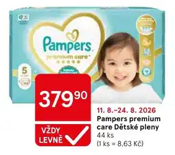 Tesco Pampers premium care Dětské pleny nabídka