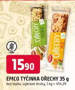 Trefa Emco tyčinka ořechy nabídka