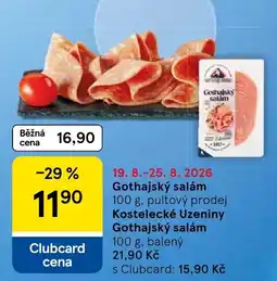 Tesco Gothajský salám nabídka