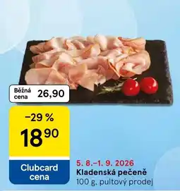 Tesco Kladenská pečeně nabídka