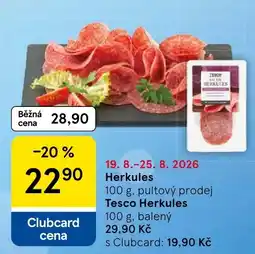 Tesco Herkules nabídka