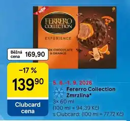 Tesco Ferrero Collection Zmrzlina nabídka