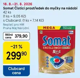 Tesco Somat čisticí prostředek do myčky na nádobí nabídka