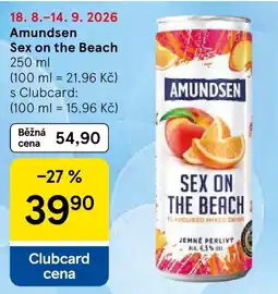 Tesco Amundsen sex on the beach nabídka
