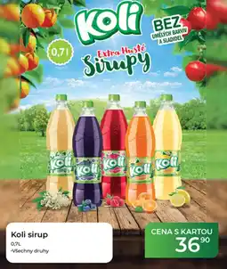 Tamda Foods Koli sirup nabídka