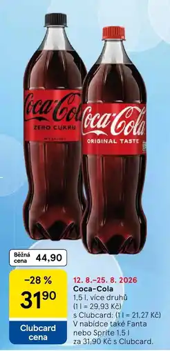 Tesco Coca-Cola nabídka