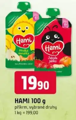 Trefa Hami příkrm, vybrané druhy nabídka