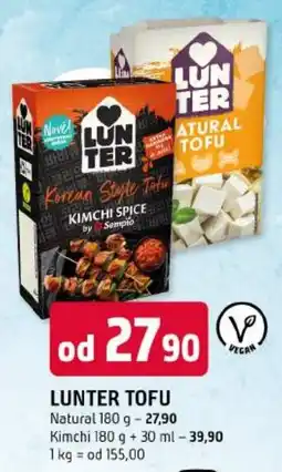 Trefa Lunter tofu nabídka