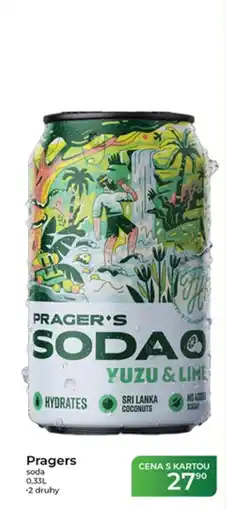 Tamda Foods Pragers soda yuzu & lime nabídka