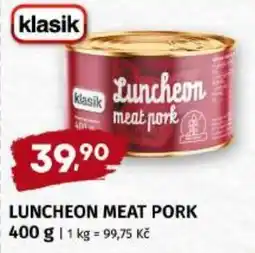Trefa Klasik luncheon meat pork nabídka