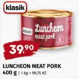 Trefa Klasik luncheon meat pork nabídka