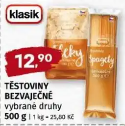 Trefa Klasik těstoviny bezvaječné nabídka