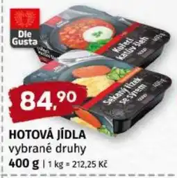 Trefa Die Gusta hotová jídla nabídka