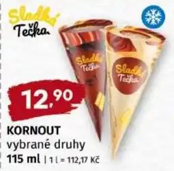 Trefa Sladká Tečka kornout nabídka