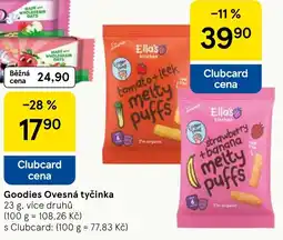 Tesco Ella's kitchen melty puffs nabídka