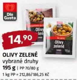 Trefa Die Gusta olivy zelené nabídka