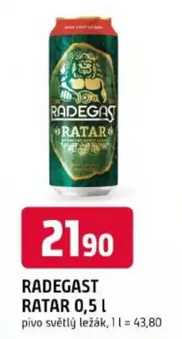 Trefa Radegast ratar nabídka