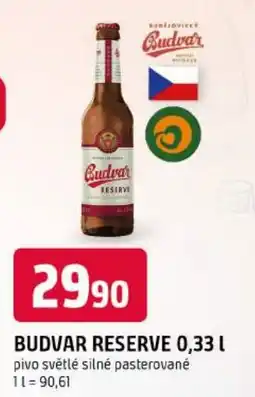Trefa Budvar reserve nabídka