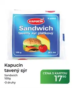 Tamda Foods Kapucín sandwich tavený sýr plátkový nabídka