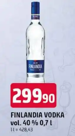 Trefa Finlandia vodka nabídka