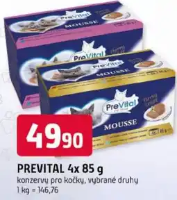 Trefa Prevital konzervy pro kočky nabídka