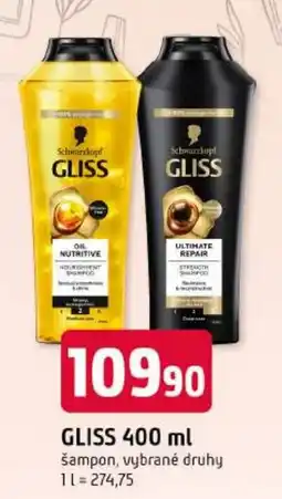 Trefa Gliss šampon, vybrané druhy nabídka
