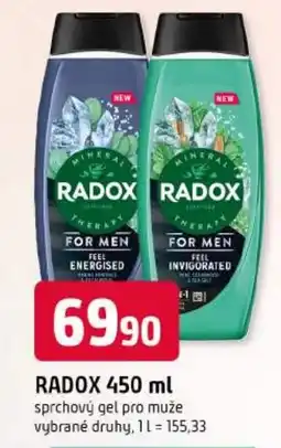 Trefa Radox sprchový gel pro muže nabídka