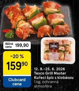 Tesco Tesco Grill Master Kuřecí špíz s klobásou nabídka