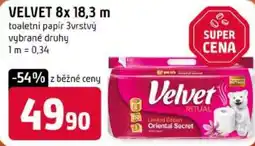 Trefa Velvet toaletní papír nabídka