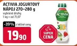 Trefa Activia jogurtový nápoj nabídka