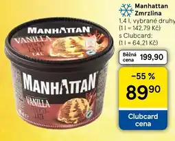 Tesco Manhattan zmrzlina nabídka