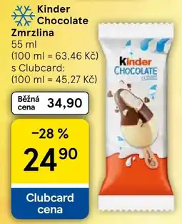 Tesco Kinder Chocolate Zmrzlina nabídka