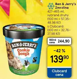 Tesco Ben & Jerry's Zmrzlina nabídka