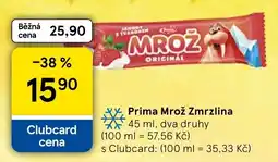 Tesco Prima Mrož Zmrzlina nabídka